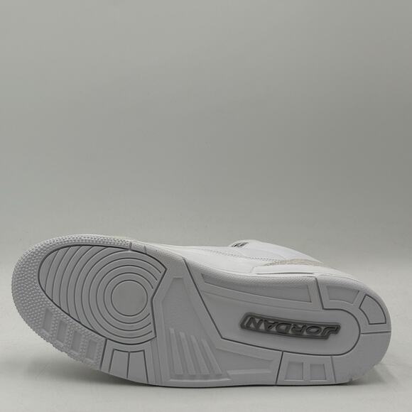 Nike Air Jordan 3 Retro White Silver Sneakers CT8532 111 Men Size 12 NEW main image 9